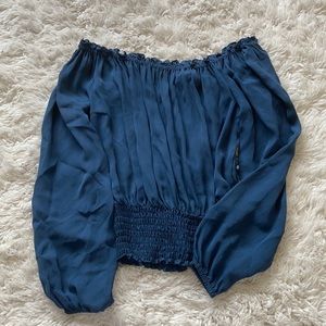 Michael Kors silk crop top